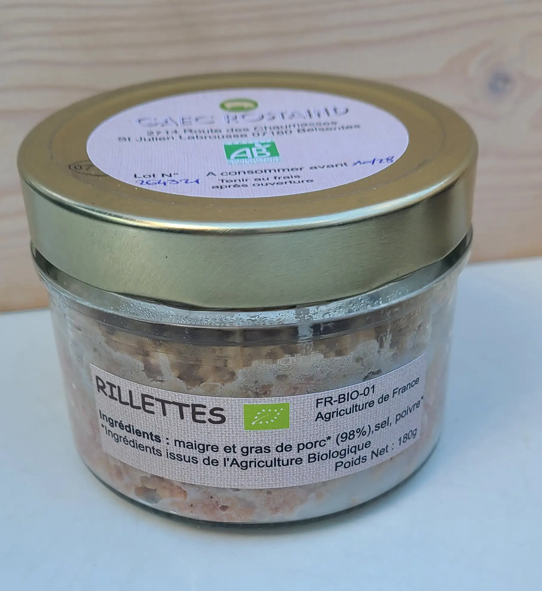 Rillette nature
